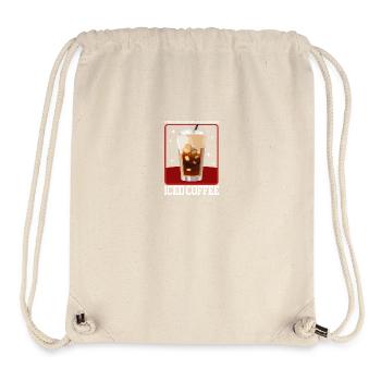 Iced Coffee | Coffee Lover Gift - Stanley/Stella Recycled Gym Bag - natural - Front