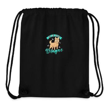 Dingo Australische Dingos Hunde Geschenk - Stanley/Stella recycelter Gym Bag - Schwarz - Vorne