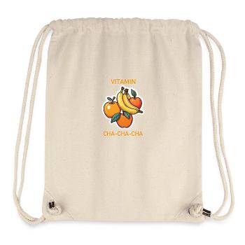 Vitamin Cha-Cha-Cha Obst-Shirt - Stanley/Stella recycelter Gym Bag - Naturweiß - Vorne