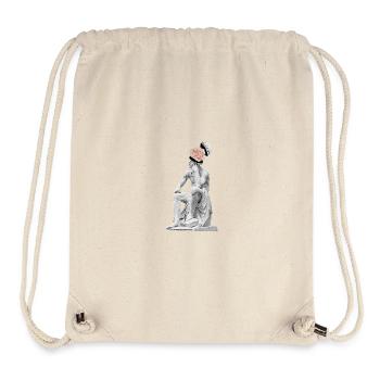 Gedanken Skulptur  - Stanley/Stella recycelter Gym Bag - Naturweiß - Vorne