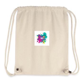 90er-Jahre-Vibes - Stanley/Stella recycelter Gym Bag - Naturweiß - Vorne