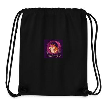 Funny Hamster in the Hamster Wheel - Comic Vibes - Stanley/Stella Recycled Gym Bag - black - Front