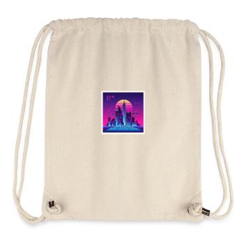 80er Jahre Vibes: Dein nächster Blickfang - Stanley/Stella recycelter Gym Bag - Naturweiß - Vorne