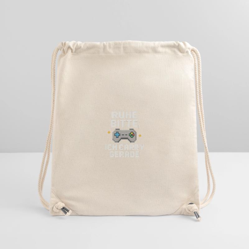 Ruhe Bitte Pixel Controller Grafik Stanley/Stella recycelter Gym Bag