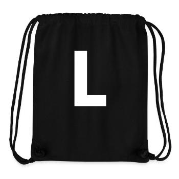 L - Stanley/Stella Recycled Gym Bag - black - Front