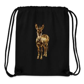Esel - Stanley/Stella recycelter Gym Bag - Schwarz - Vorne