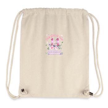 This Girl Is Now 14 Double Digits 14. - Stanley/Stella Recycled Gym Bag - natural - Front