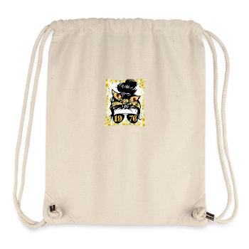 Sunflower Mama Born 1976 Birthday - Stanley/Stella Recycled Gym Bag - natural - Front