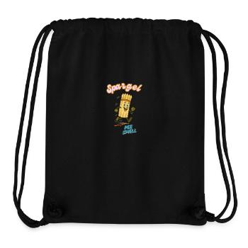 Spargel - Stanley/Stella recycelter Gym Bag - Schwarz - Vorne