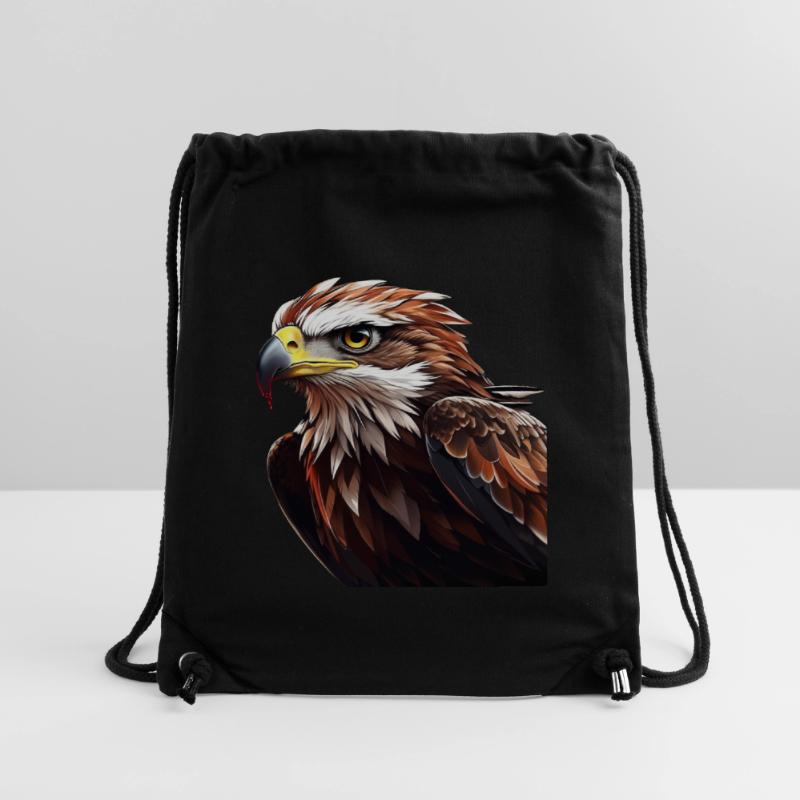 Powerful Eagle Head Stanley/Stella Recycled Gym Bag