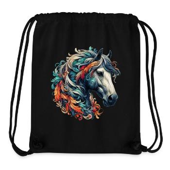 Horse - Stanley/Stella Recycled Gym Bag - black - Front