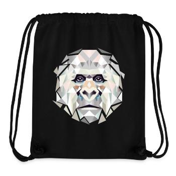 Gorilla Power in Geometric Facets–Modern Art - Stanley/Stella Recycled Gym Bag - black - Front