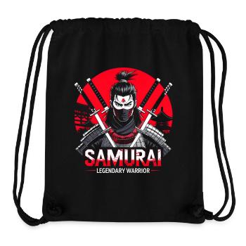 Samurai Warrior - Stanley/Stella Recycled Gym Bag - black - Front