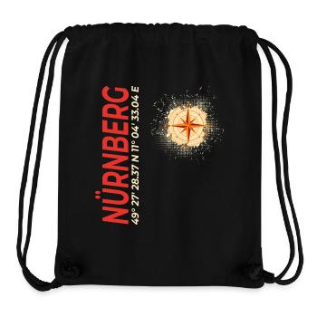 Nürnberg - Stanley/Stella recycelter Gym Bag - Schwarz - Vorne