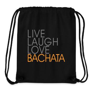Live Laugh Love Bachata - Stanley/Stella recycelter Gym Bag - Schwarz - Vorne
