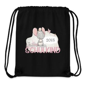 Schoolchild 2018 schooling mouse girl - Stanley/Stella Recycled Gym Bag - black - Front