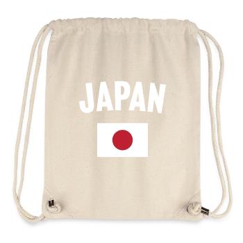 Japan Flag - Stanley/Stella Recycled Gym Bag - natural - Front