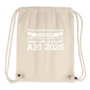 Abi Spruch - Stanley/Stella recycelter Gym Bag - Naturweiß - Vorne