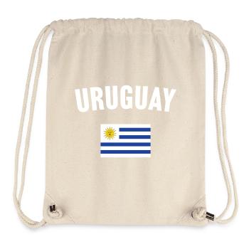 Uruguay Flagge - Stanley/Stella recycelter Gym Bag - Naturweiß - Vorne