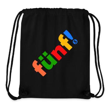 FÜNF 5 JAHRE 5. GEBURTSTAG - Stanley/Stella recycelter Gym Bag - Schwarz - Vorne