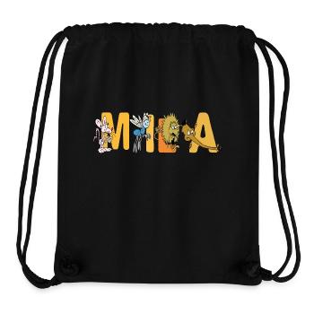 Mila - Stanley/Stella recycelter Gym Bag - Schwarz - Vorne
