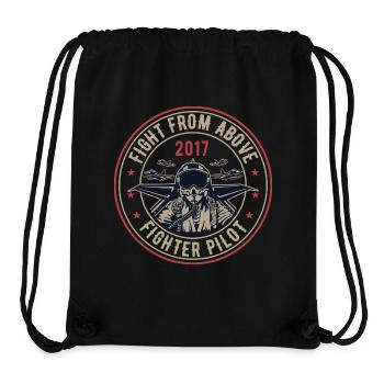 Fighter Pilot. Fight Pilot Shirt. - Stanley/Stella Recycled Gym Bag - black - Front