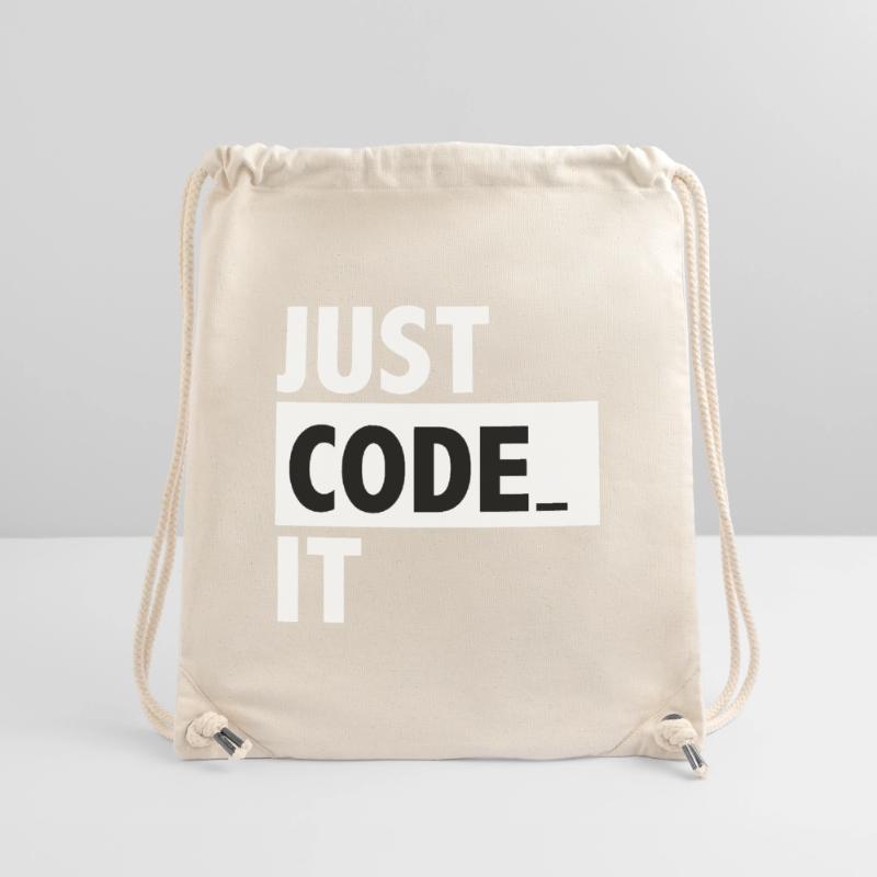 just code it Sac à cordon recyclé Stanley/Stella