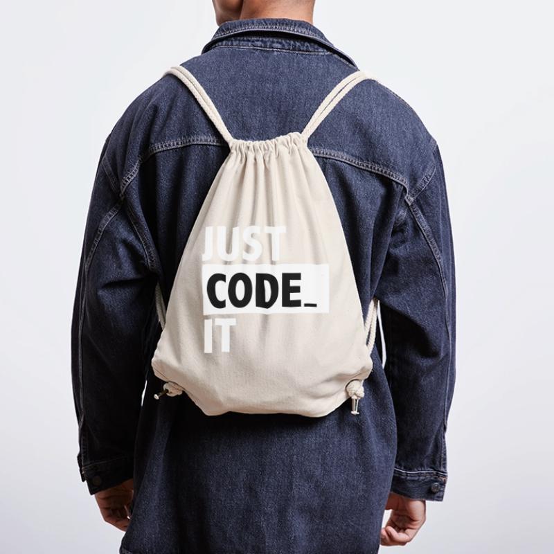 just code it Sac à cordon recyclé Stanley/Stella