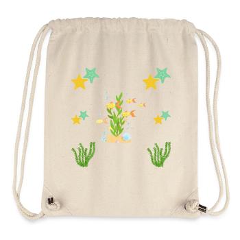 Unter dem Meer - Stanley/Stella recycelter Gym Bag - Naturweiß - Vorne