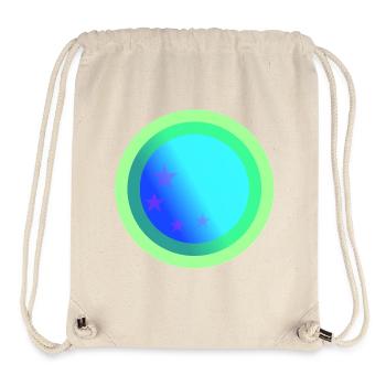 Celestial Blue Constellation Design - Stanley/Stella Recycled Gym Bag - natural - Front