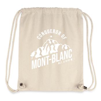 conquérant du Mont Blanc - Sac à cordon recyclé Stanley/Stella - blanc naturel - Devant