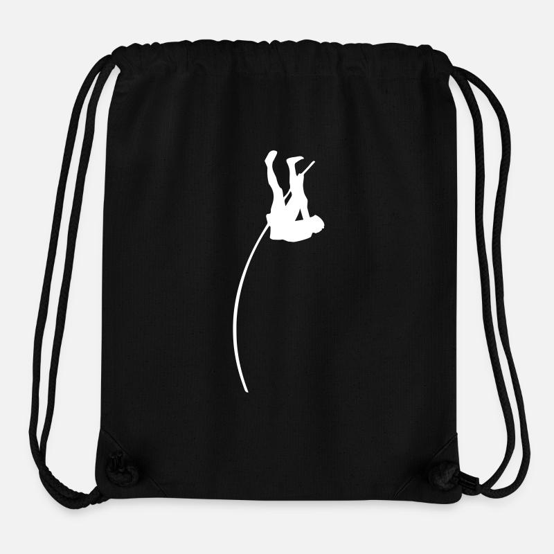 saut à la perche - Sac à cordon recyclé Stanley/Stella - noir