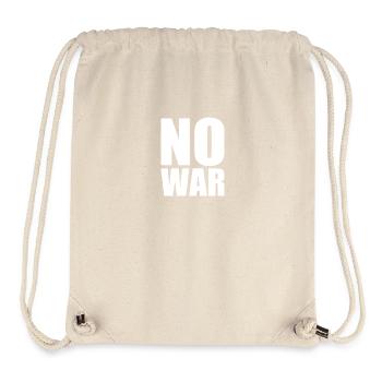 No war - Stanley/Stella Recycled Gym Bag - natural - Front