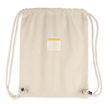 Last words of the ghost hunter - Stanley/Stella Recycled Gym Bag - natural - Front