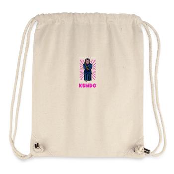 I Can't - My Daughter Has Kendo - Stanley/Stella Recycled Gym Bag - natural - Front