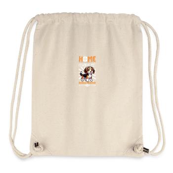 Zuhause - Beagle-Harrier - Stanley/Stella recycelter Gym Bag - Naturweiß - Vorne