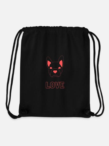 Love Dogs - Stanley/Stella Recycled Gym Bag - black