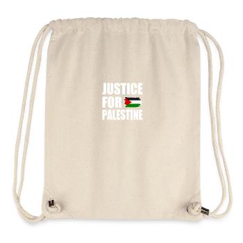 Justice for palestine - Stanley/Stella Recycled Gym Bag - natural - Front