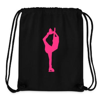 Eiskunstlauf - Stanley/Stella recycelter Gym Bag - Schwarz - Vorne
