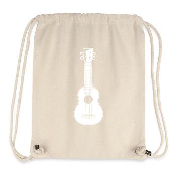 Ukulele Skizze - Stanley/Stella recycelter Gym Bag - Naturweiß - Vorne