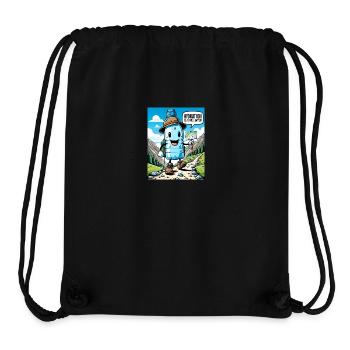 Hydration is a Uphill Battle - Stanley/Stella recycelter Gym Bag - Schwarz - Vorne