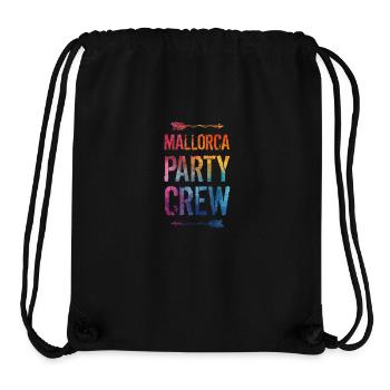 Mallorca Party Crew Spruch - Stanley/Stella recycelter Gym Bag - Schwarz - Vorne