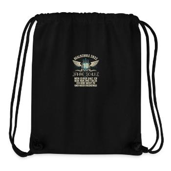 Realschule bestanden Realschulabschluss 2022 - Stanley/Stella recycelter Gym Bag - Schwarz - Vorne