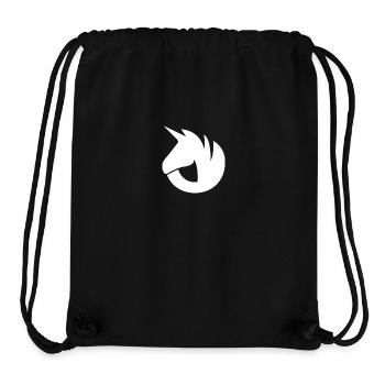 UniCon / Unision Einhorn-Logo, Weiss - Stanley/Stella recycelter Gym Bag - Schwarz - Vorne