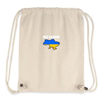 Free ukraine - Stanley/Stella recycelter Gym Bag - Naturweiß - Vorne