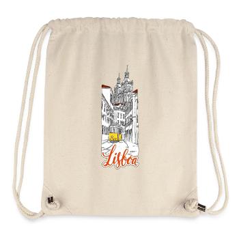 Lissabon - Stanley/Stella recycelter Gym Bag - Naturweiß - Vorne