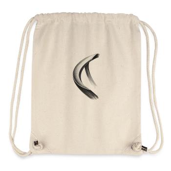 Mouvement fluide, Design esthétique, Dessin - Sac à cordon recyclé Stanley/Stella - blanc naturel - Devant
