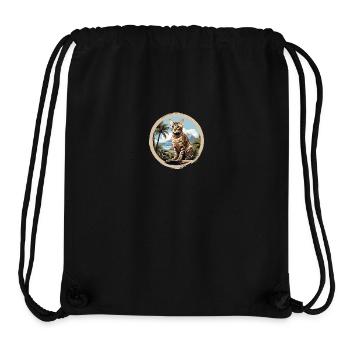 Bengal Cat - Stanley/Stella Recycled Gym Bag - black - Front