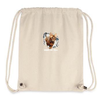 Bengal Cat - Stanley/Stella Recycled Gym Bag - natural - Front