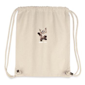 Poupée de chiffon - Sac à cordon recyclé Stanley/Stella - blanc naturel - Devant